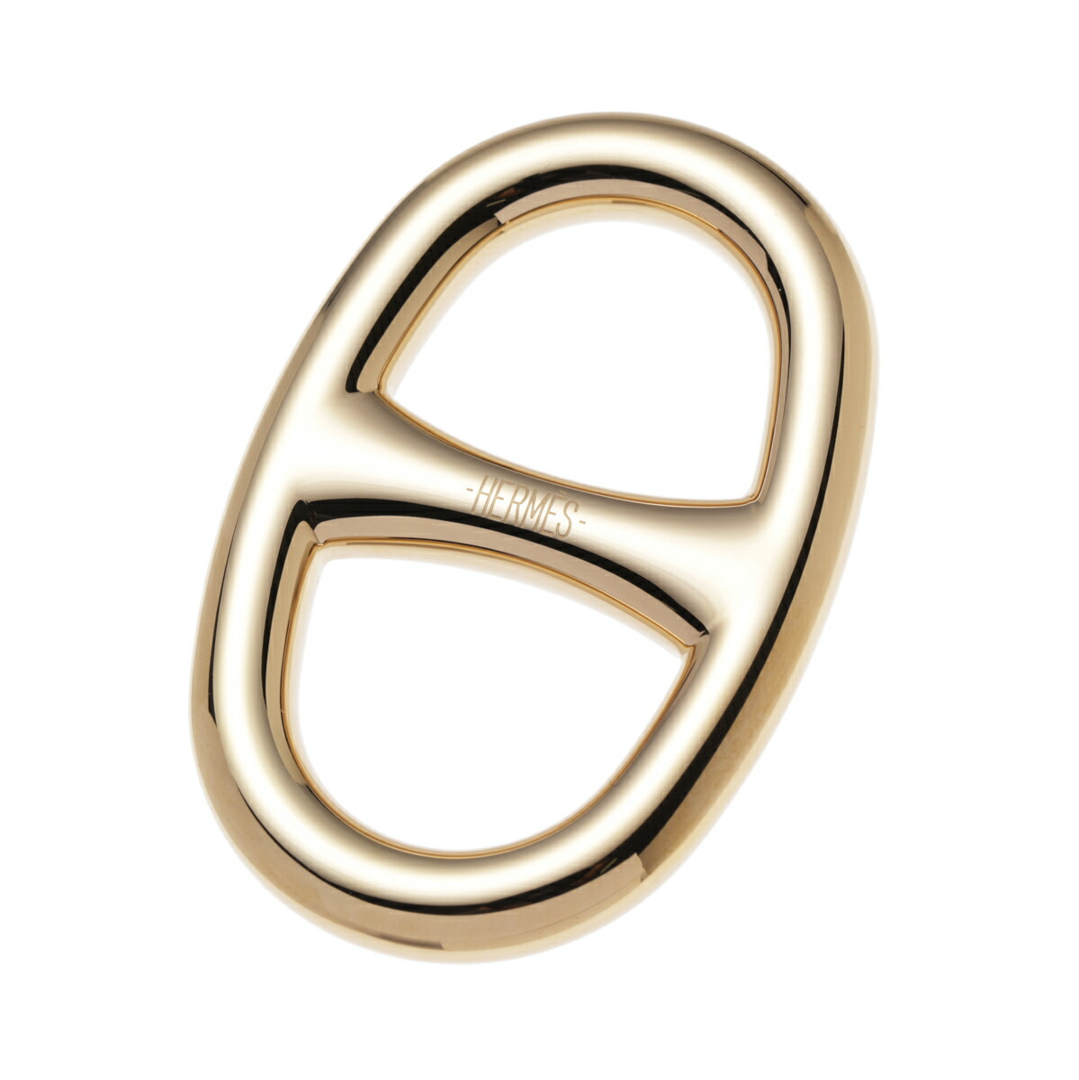 楽天市場】エルメス HERMES スカーフリング ゴールド レディース