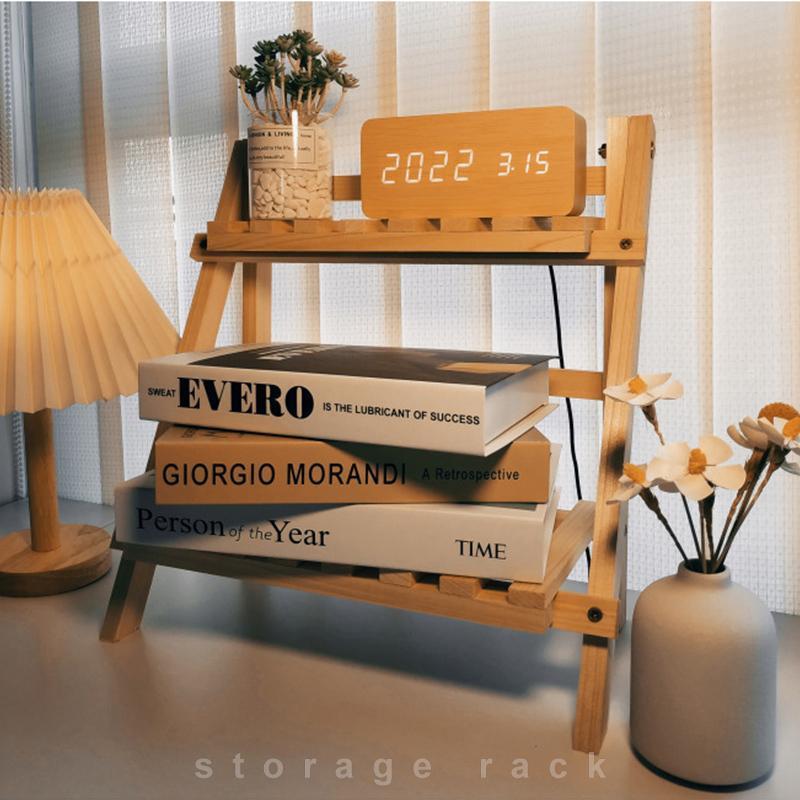 higashikurumemom 木製棚 ①-1 2段 OIL仕上げ higashikurumemom 木製棚