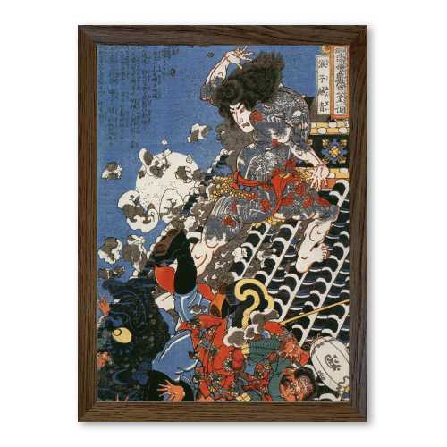 楽天市場】A3・A4ポスター 【歌川国芳】 通俗水滸伝豪傑百八人之一個