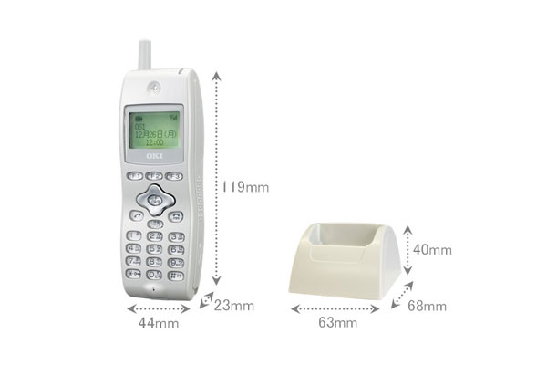 楽天市場】OKI UM7700-SET UM7700PHS デジタルコードレス電話機 沖電気