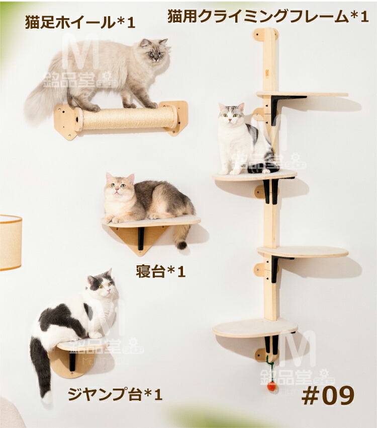 楽天市場】キャットウォーク キャットステップ 壁掛け式猫用ステップ
