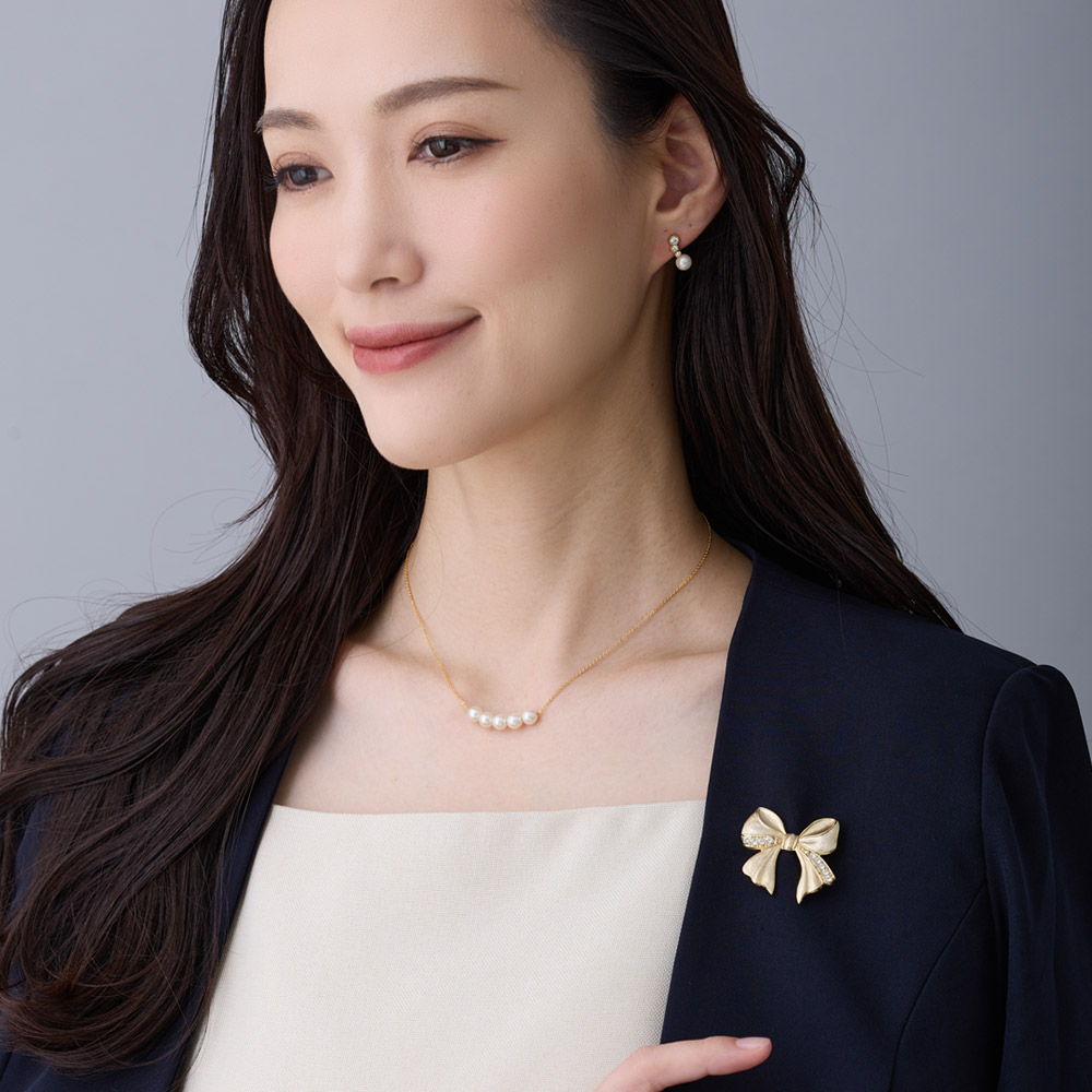 楽天市場】【20%OFFクーポン対象！】 ブローチ 日本製 K18GP リボン