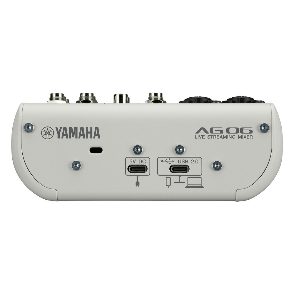 楽天市場】YAMAHA AG06 mk2 W (Lightning iPhone接続ケーブルセット