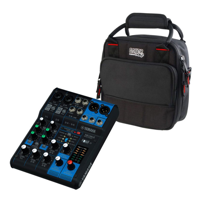楽天市場】YAMAHA ヤマハ ミキサー MG06X (ソフトケースセット) : 楽器
