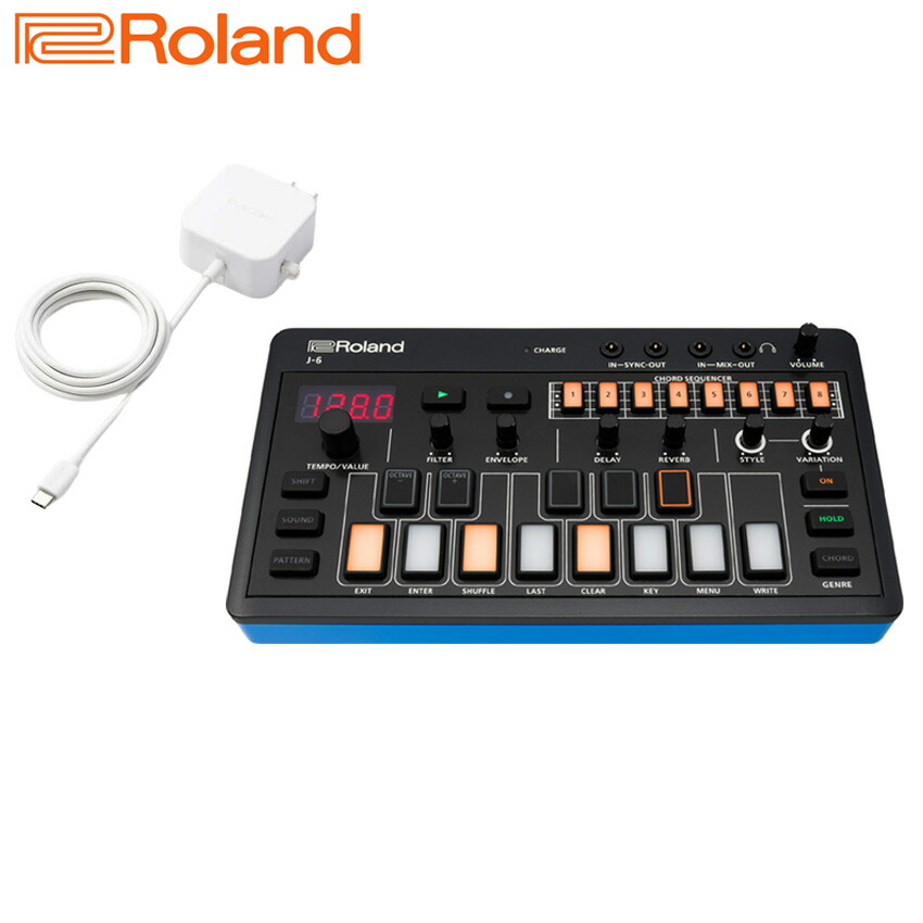 楽天市場】Roland AIRA Compact J-6 / USB C 充電器セット : 楽器の