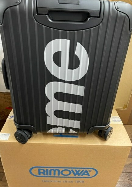 楽天市場】2018SS/Supreme x RIMOWA Topas Multiwheel 45L black