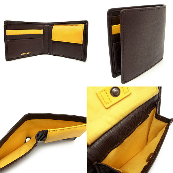 楽天市場】【緑屋質屋】DIESEL(ディーゼル) 二つ折り財布 X04459 PR227