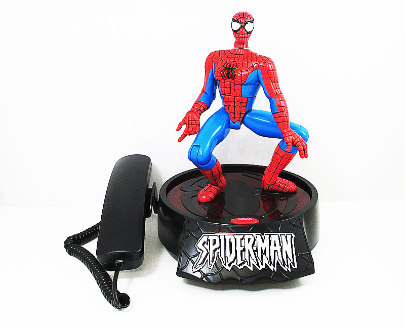 楽天市場】〇【SPIDER-MAN/スパイダーマン】電話機『ANIMATED PHONE