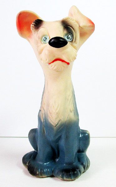 わんわん物語 スクイーク人形 ソフビ 笛入り ヴィンテージソフビ