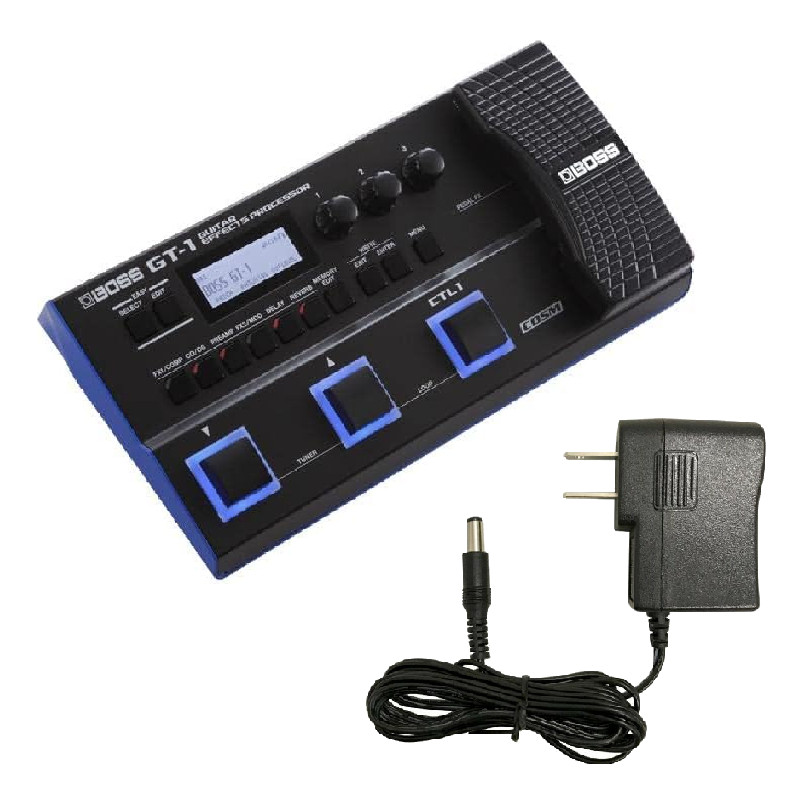 楽天市場】BOSS マルチエフェクター GT-1 + 汎用 9V アダプター セット