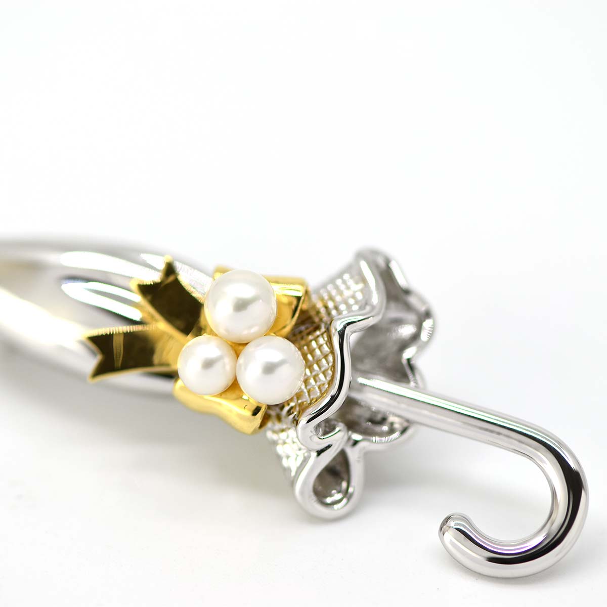 K18 / s925 ミキモトブローチアンブレラ