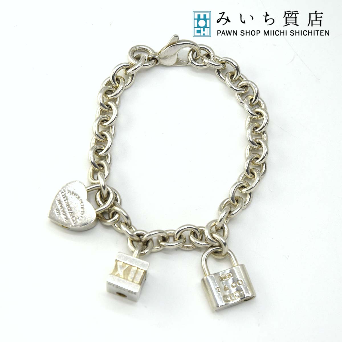 TIFFANY&Co. ブレスレット ロックチャーム シルバー 購入 925