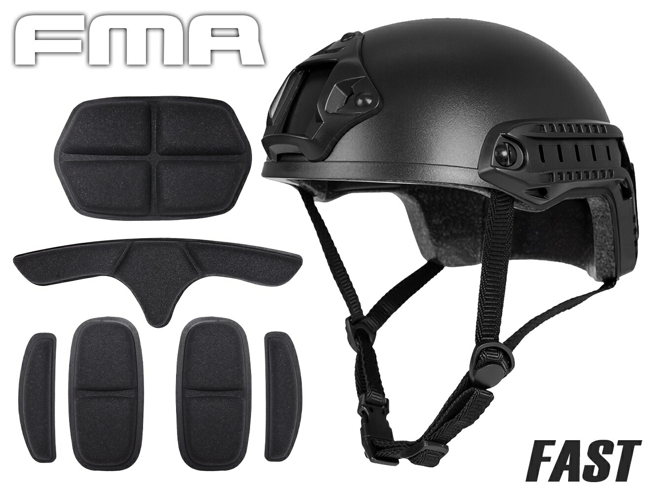 FMA Ops-Coreタイプ FAST ヘルメット 樹脂製レプリカ マルチカム FMA