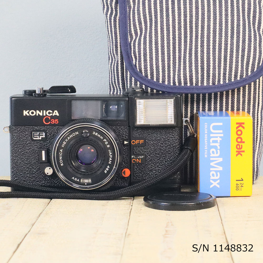 510 KONICA コニカC35 フラッシュマチック 分解整備済みの完動美品