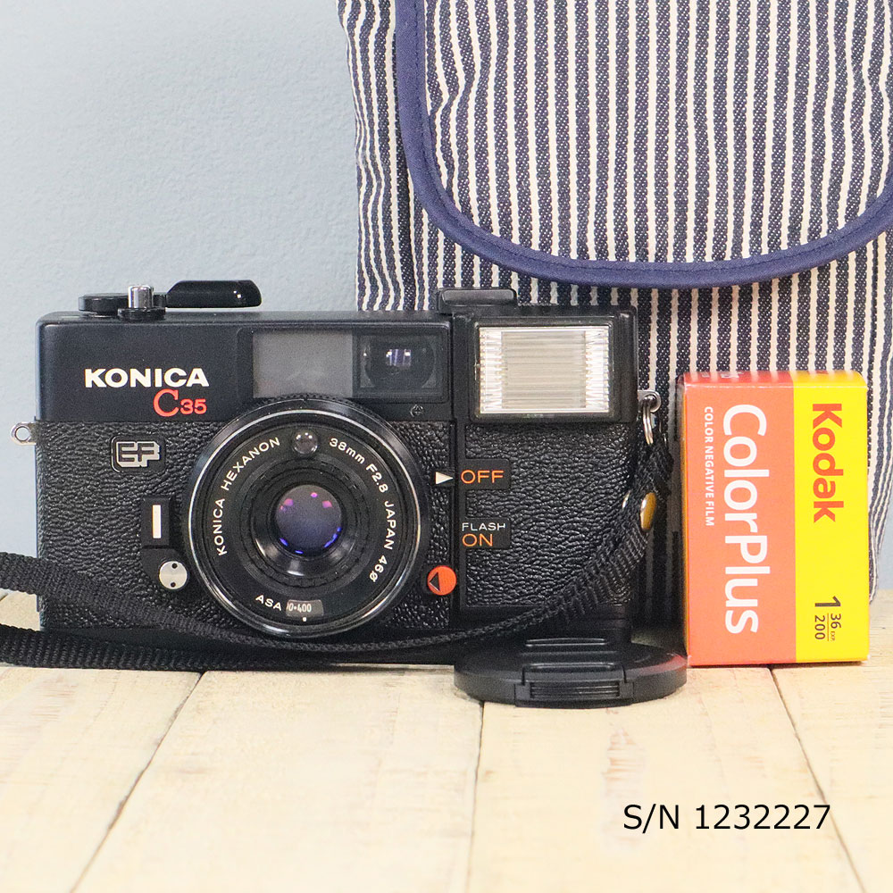 Konica C35 flash matic イエロー【整備済完動品】 Konica C35 flash
