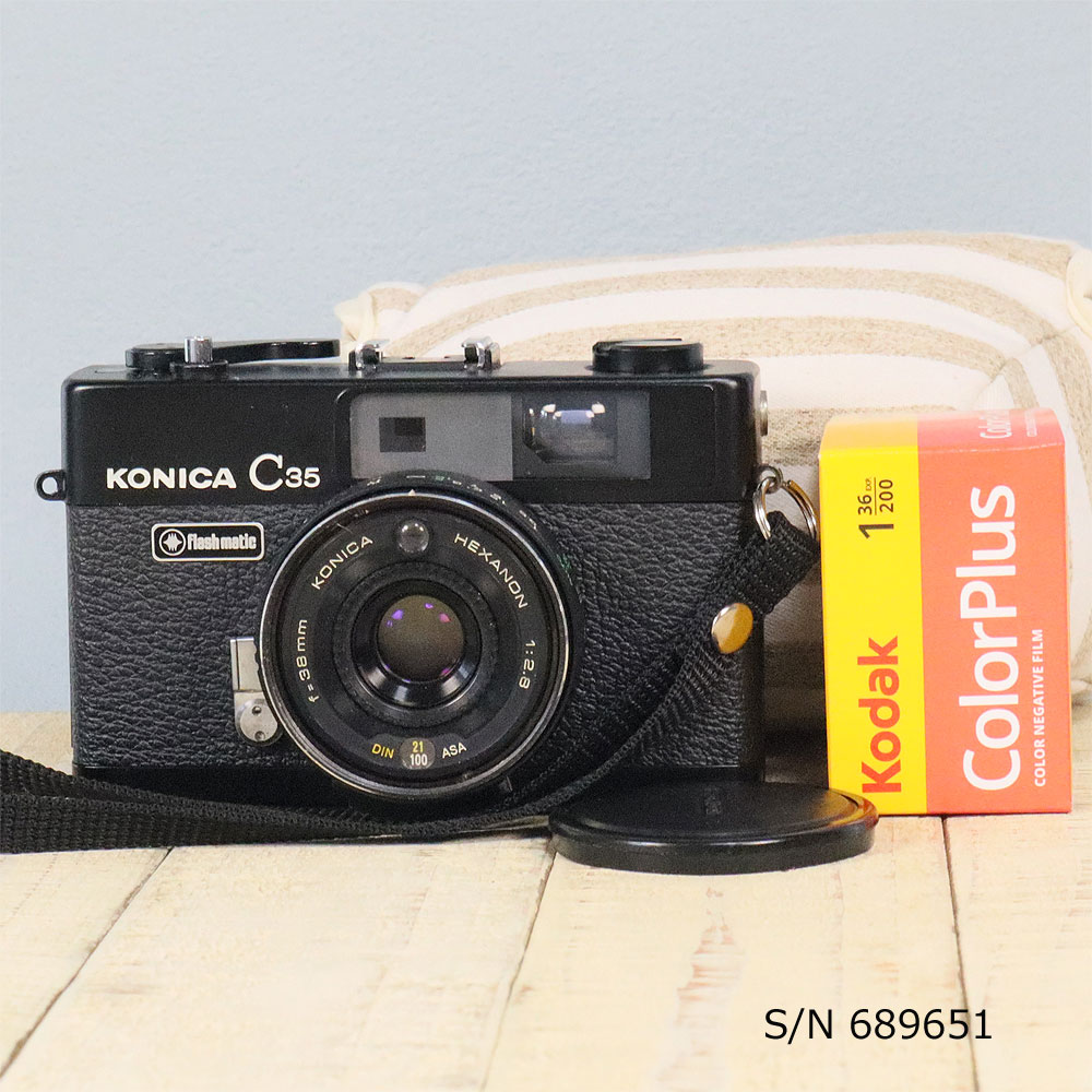 楽天市場】【整備済】【保証付 】 コニカ KONICA C35 Flashmatic