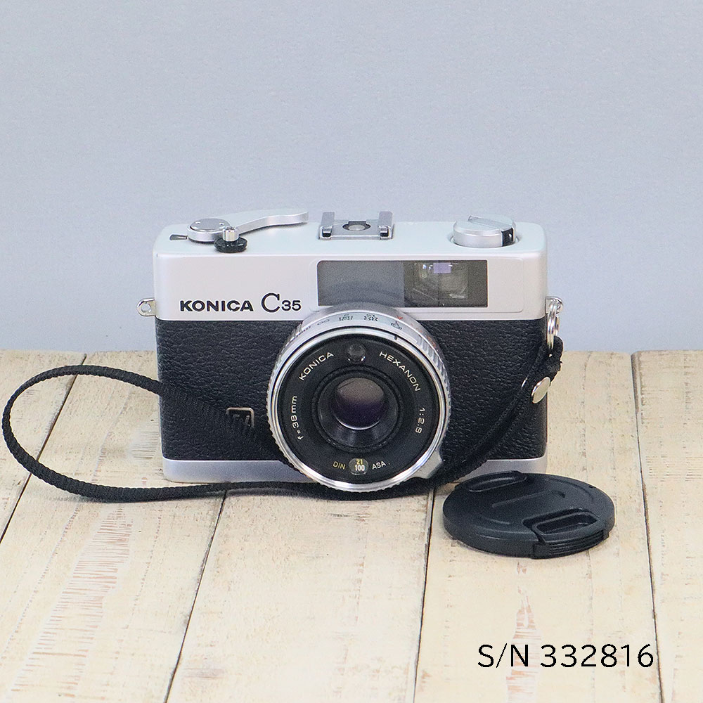 楽天市場】【整備済】【保証付 】 コニカ KONICA C35 E&L S/N 332816