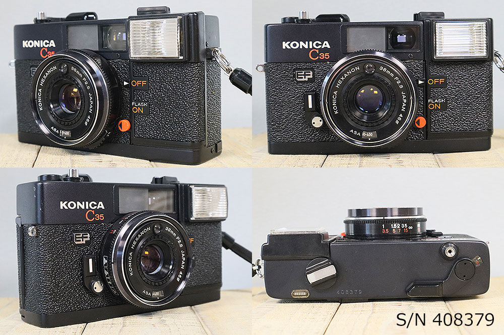 楽天市場】【整備済】【保証付 】 コニカ KONICA C35 EF S/N 408379