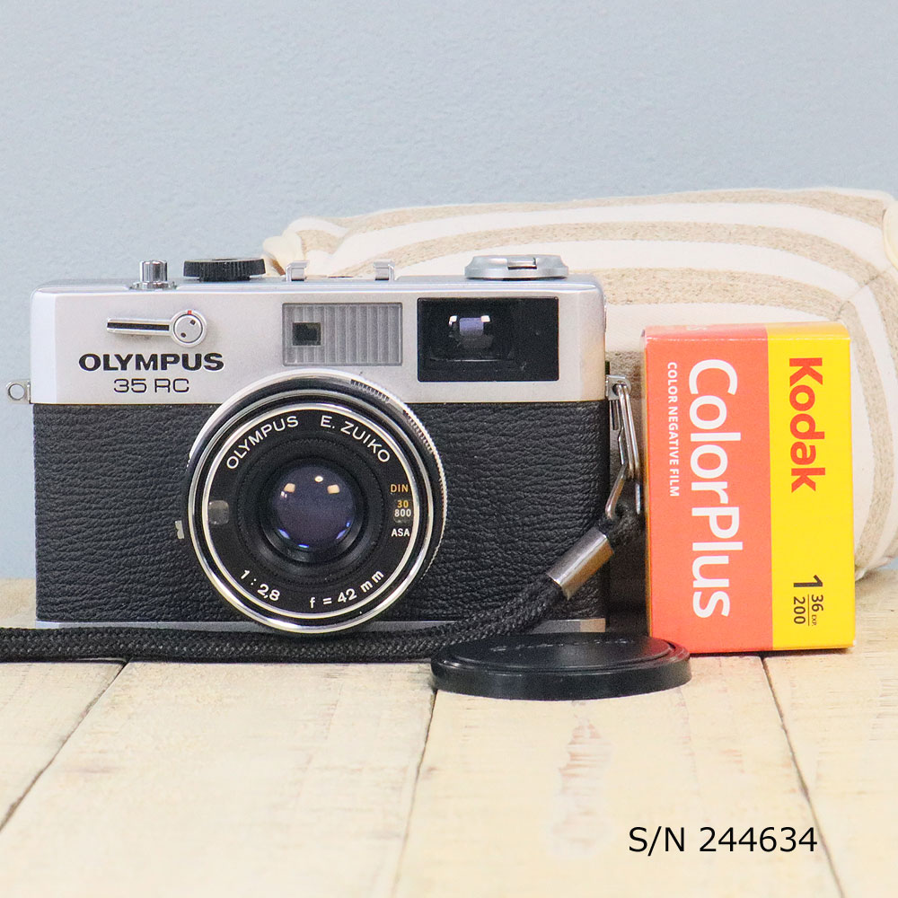 Olympus 35 RC フィルムカメラ レザーケース付き Leather Half Case