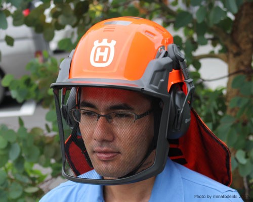 楽天市場】ハスクバーナ 高機能型ヘルメット フォレストヘルメット