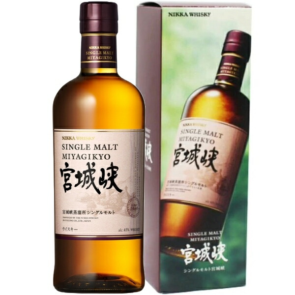 楽天市場】ニッカウヰスキー シングルモルト宮城峡 カートン入り 700ml