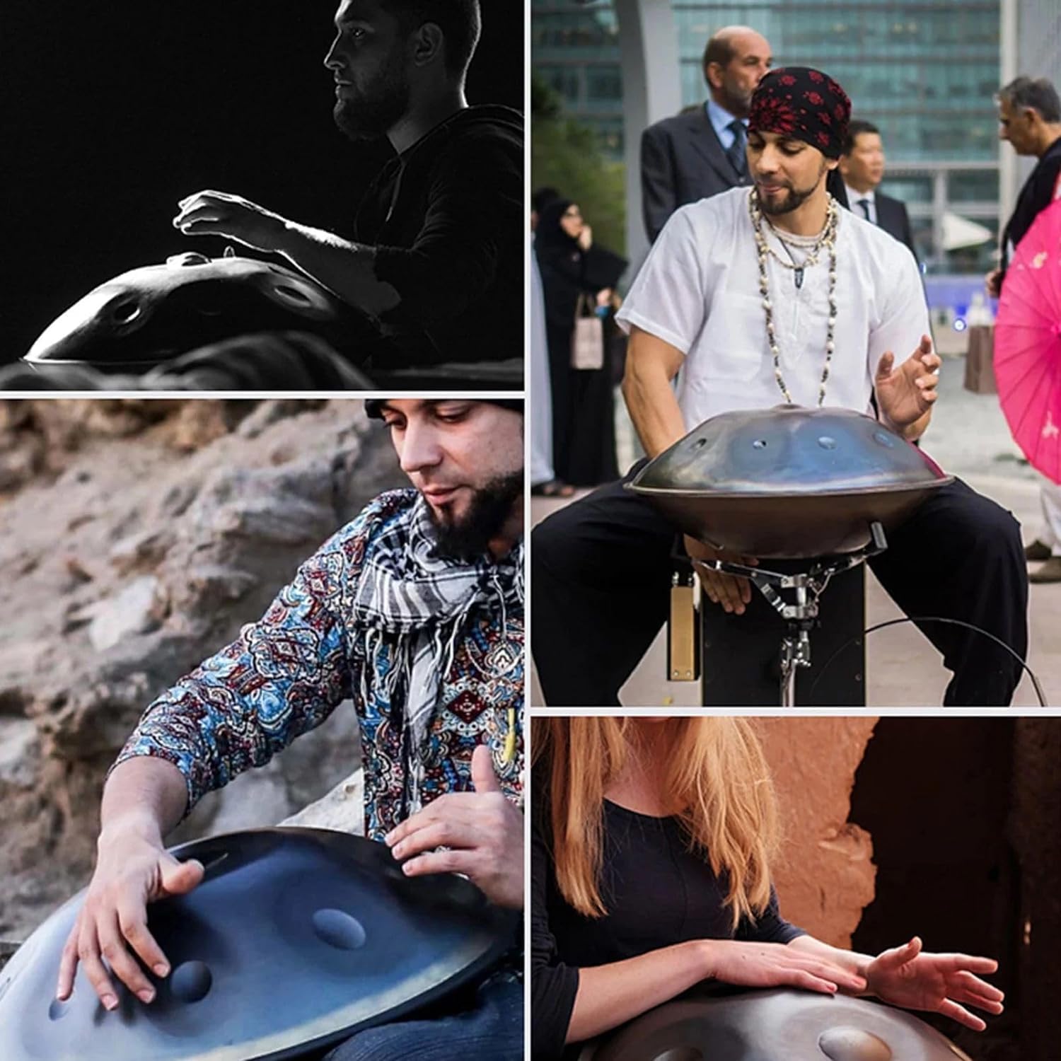 ハンドパン 432Hz 9音 22インチ 新品 打楽器 瞑想 スティールドラム