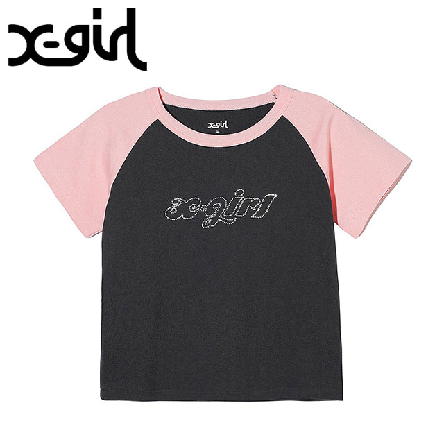 楽天市場】エックスガール X-girl レディース ラインストーンチャビー