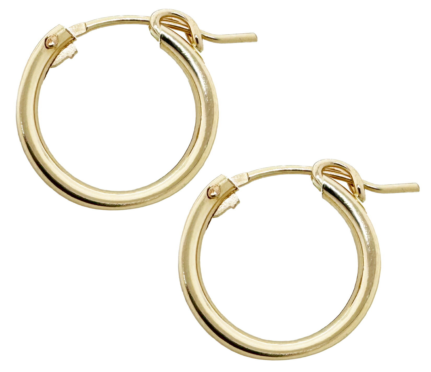 楽天市場】フープ ピアス パイプ K14 14K ゴールドフィルド 14KGF