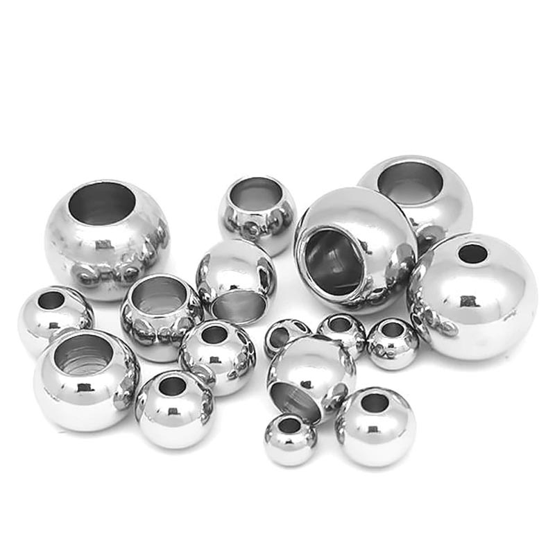 楽天市場】[ サージカルステンレス316L製 ] 穴あきステンレスビーズ 10