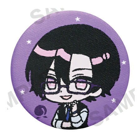 楽天市場】送料無料 カラフルピーチ 刺繍缶バッジ もふ 単品 からぴち