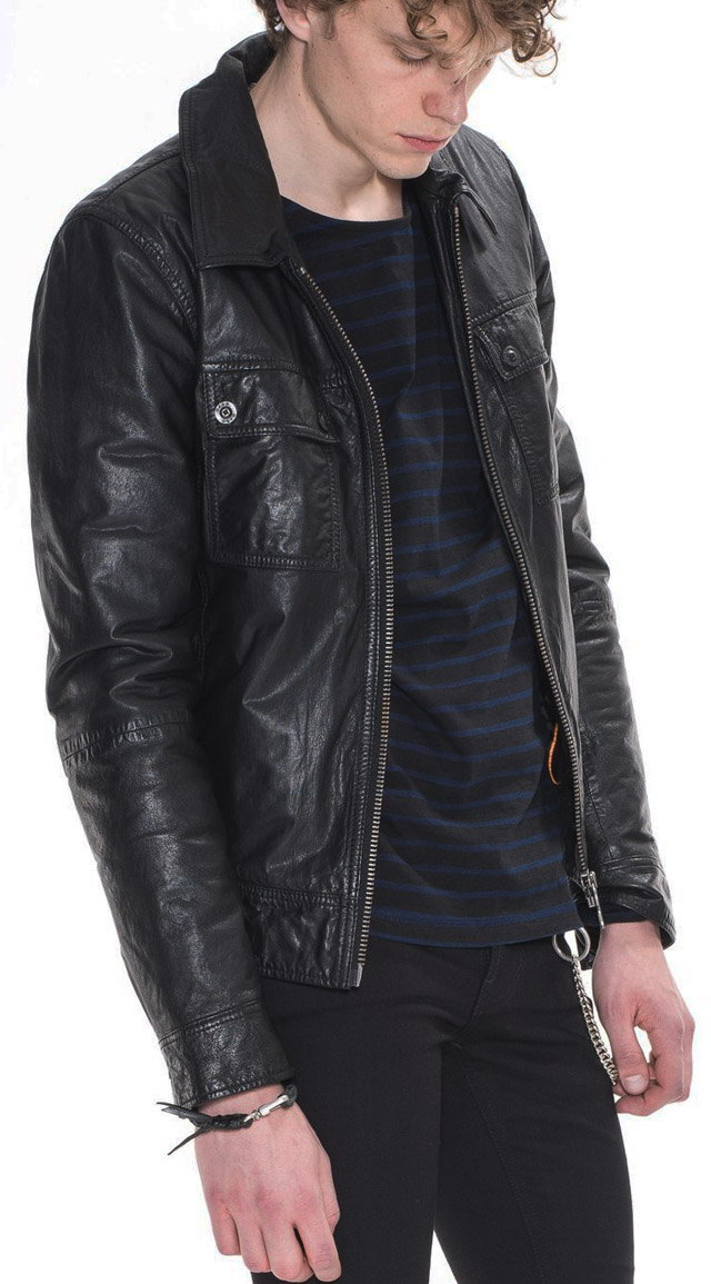 楽天市場】Nudie Jeans co/ヌーディージーンズ“HEATH” LEATHER JACKET