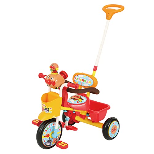 三輪車 アンパンマンデラックス2 子供 3輪車1歳 2歳 乗り物 レッド