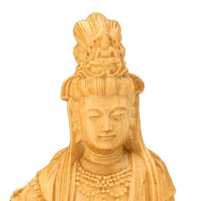 楽天市場】観音菩薩 像 木彫 自在観音 No.2 : 神棚 神具 製造販売 伊勢