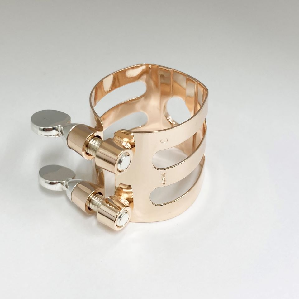 楽天市場】ウッドストーン B♭クラリネット リガチャー 総銀 ソリッド