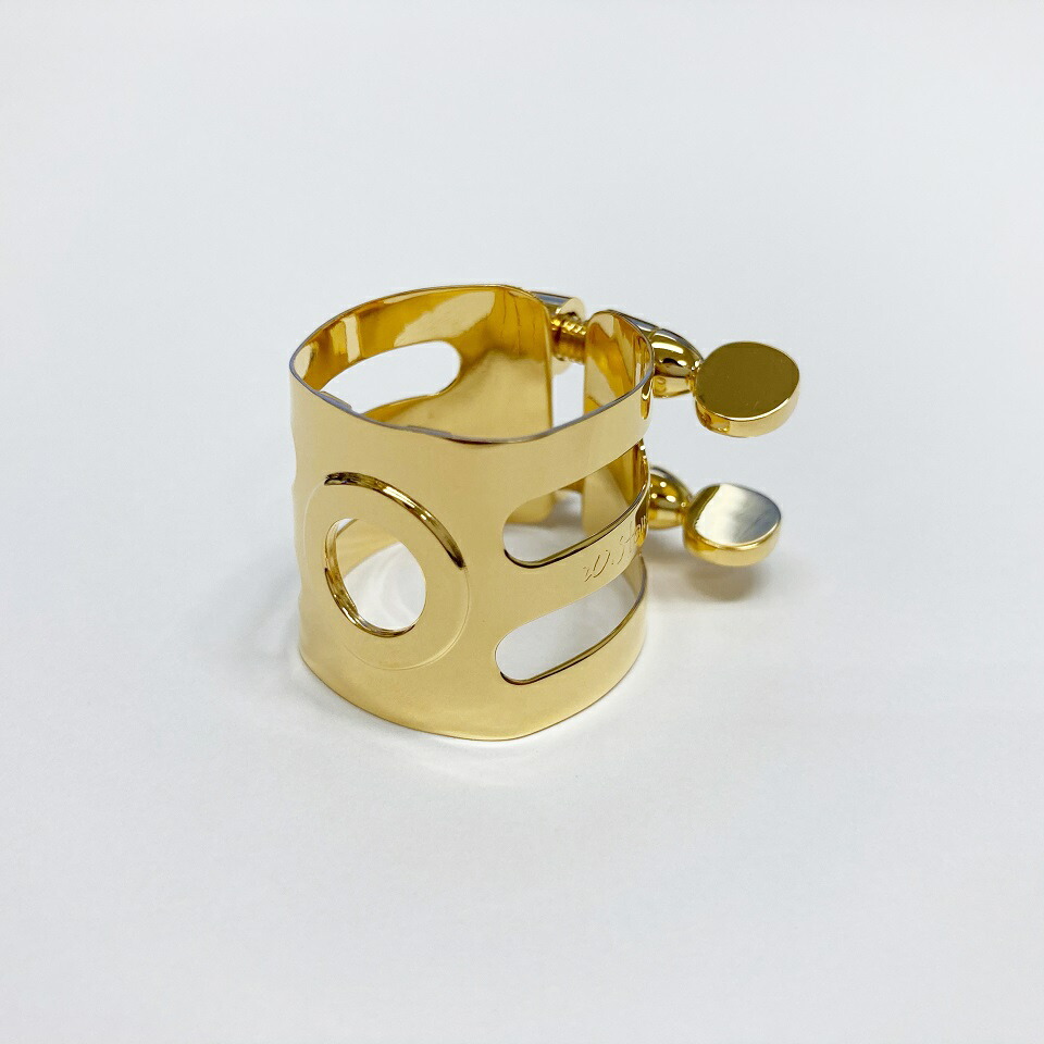 バスクラ用リガチャー Wood Stone ウッドストーン GP（金メッキ