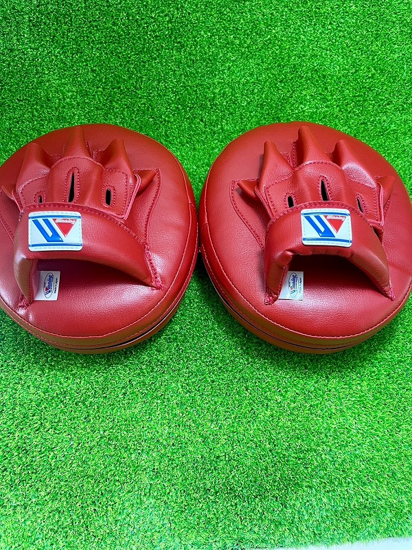 Winning パンチングミット ソフトタイプ CM-50 赤 ジャンク扱い