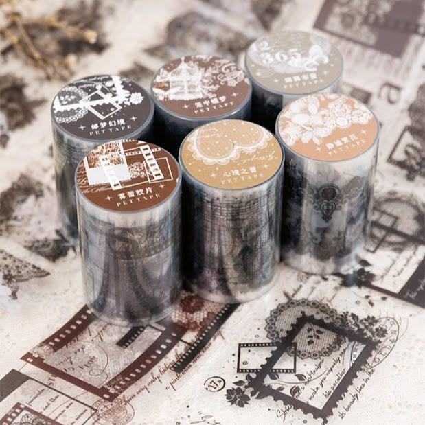 楽天市場】マスキングテープ 透明 レース コラージュシール 海外マステ