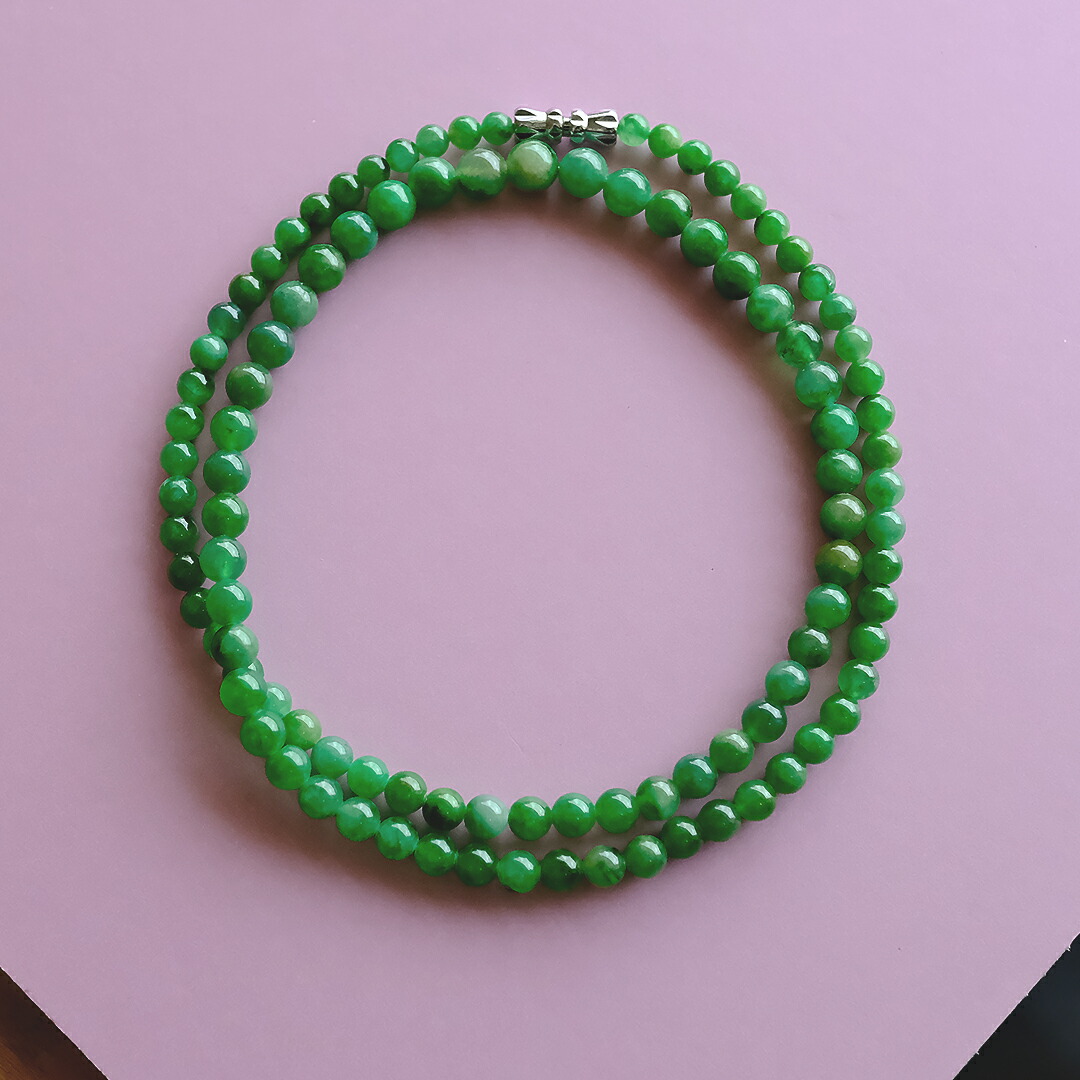 楽天市場】翡翠 (ヒスイ) ネックレス / パーツ『MORINOKOE』 (グリーン