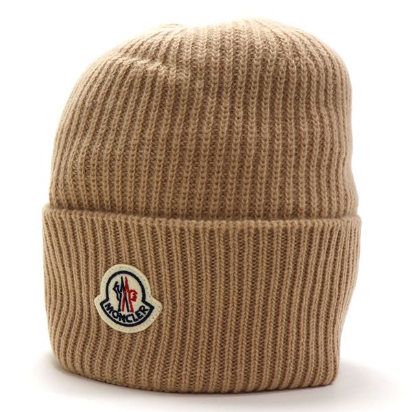 お値下げいたしました✨ MONCLER ニット帽 イエロー・クリーム 楽天