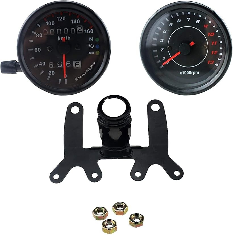 12Vモンキー DNスピード＆タコメーターキット 12Vモンキー DNスピード