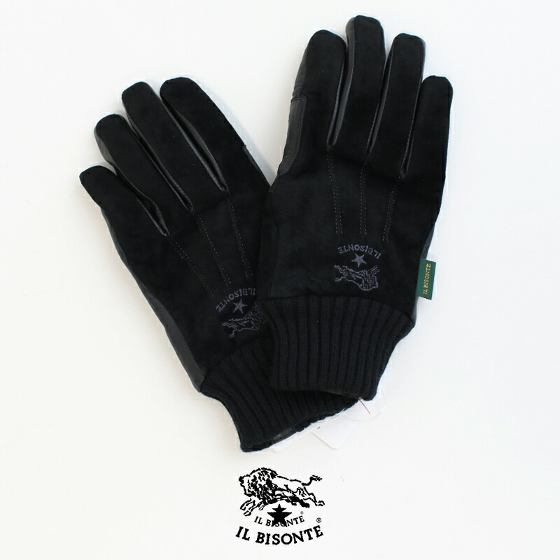 楽天市場】IL BISONTE イルビゾンテ COMBI LETHER GLOVES グローブ