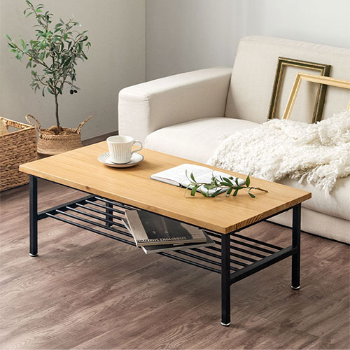 楽天市場】収納テーブル ローデスク 机 収納付き デスク テーブル下