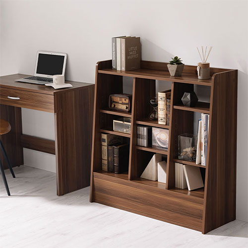 木製 3段オープンシェルフ 本棚・絵本棚・マガジンラック 木製 3段