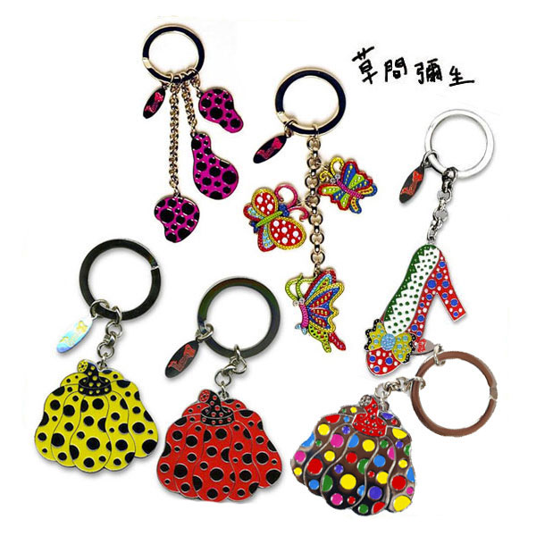 未使用・美品）草間彌生 マスコットキーホルダー 2点セット 楽天市場