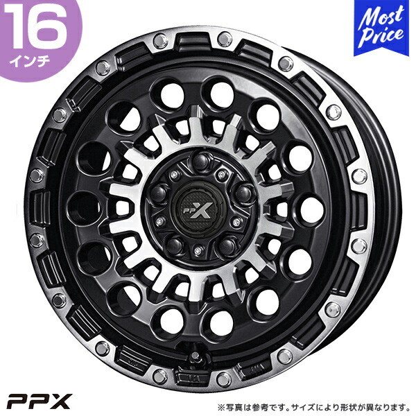 楽天市場】PPX GX14 16インチ 7.0J 35 5-114.3 マットブラック
