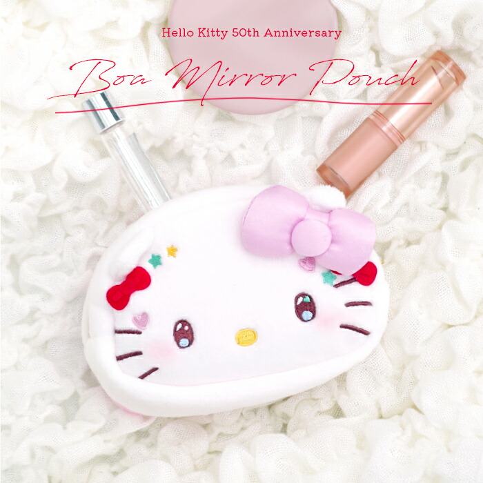 楽天市場】サンリオ認定公式ショップ☆ハローキティ 50th ボアミラー