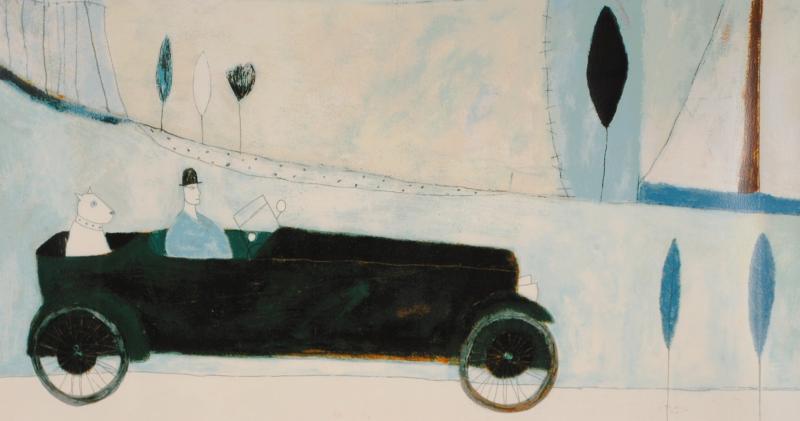 アノラスペンス 白い牛 シルクスクリーン アノラスペンス作品を卸価格