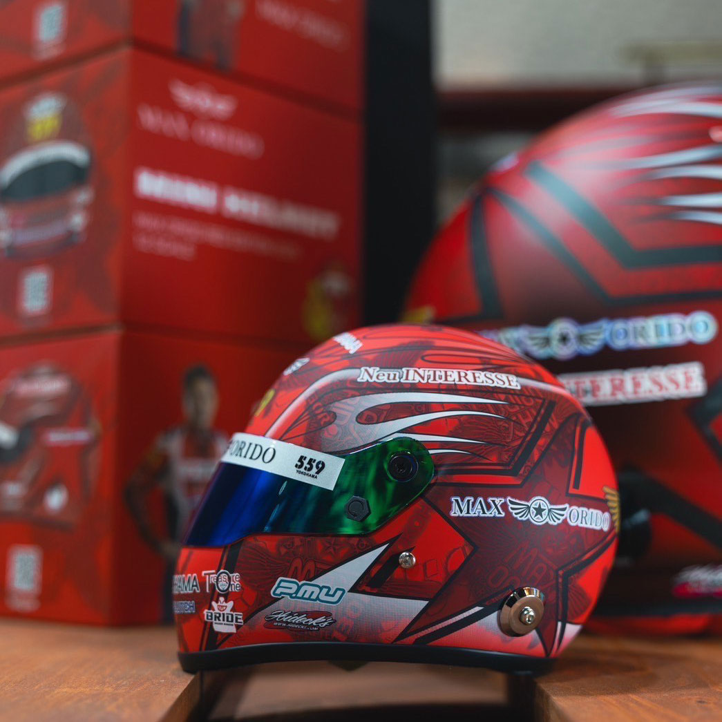 土屋圭市 ミニチュアヘルメット 2025 土屋圭市 Keiichi Tsuchiya added