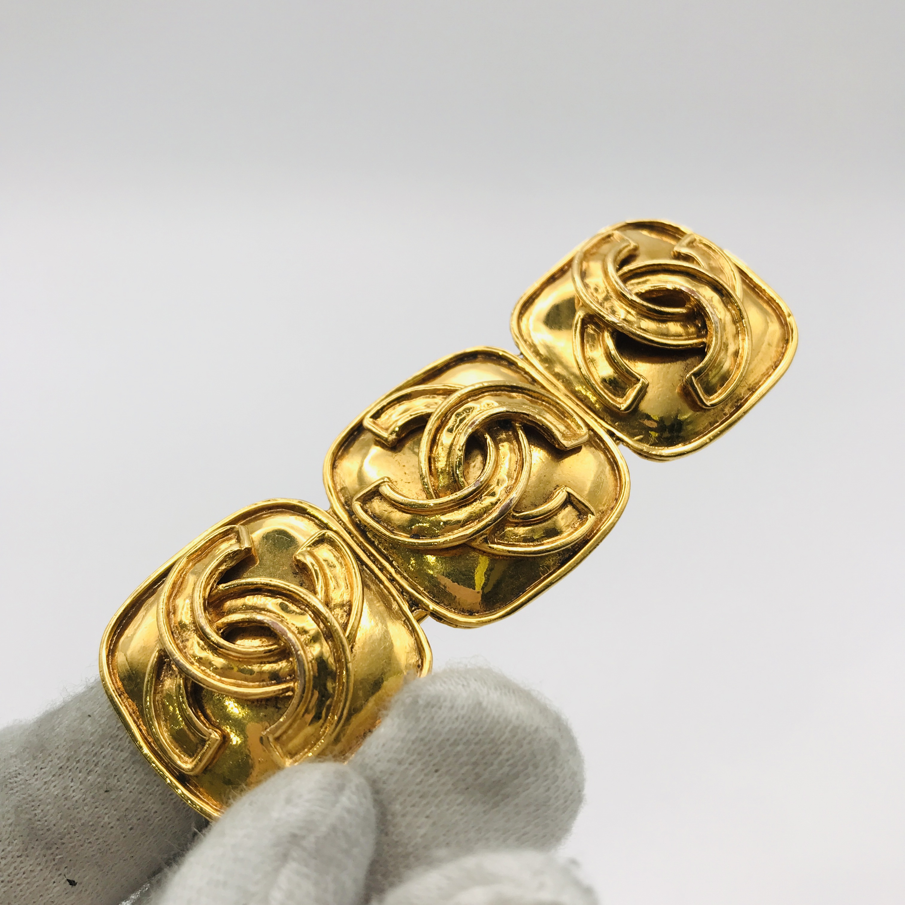 楽天市場】【中古】良品 CHANEL シャネル 3連 ココマーク ヴィンテージ