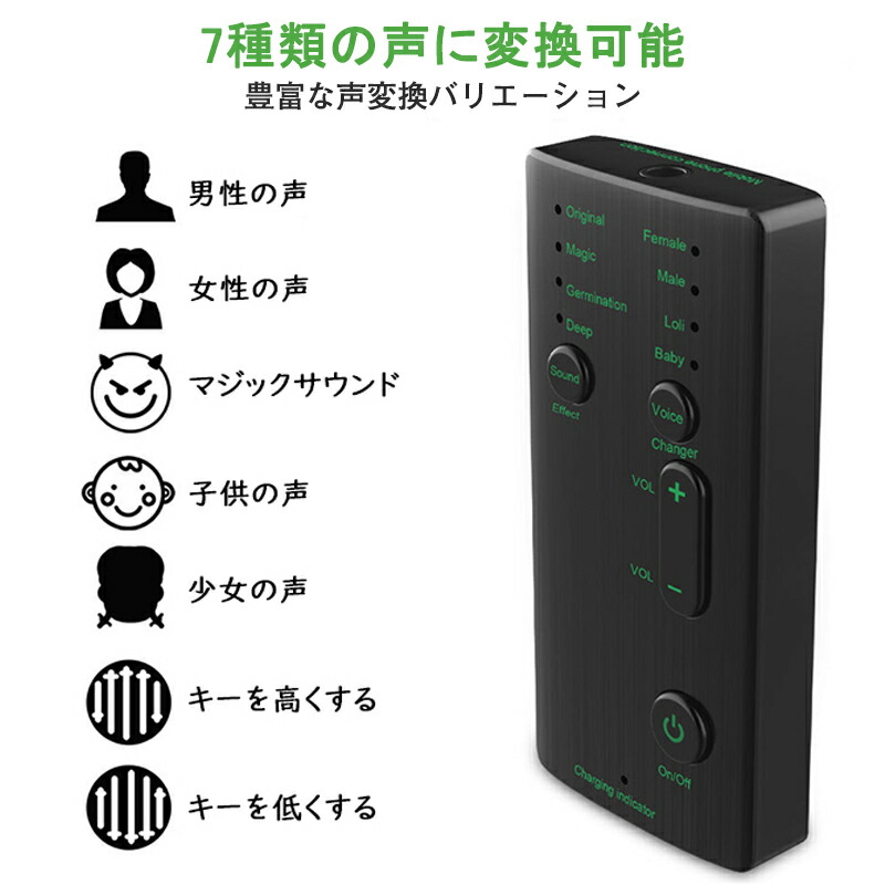 楽天市場】ボイスチェンジャー 変声器 サウンドカード Bluetooth 接続